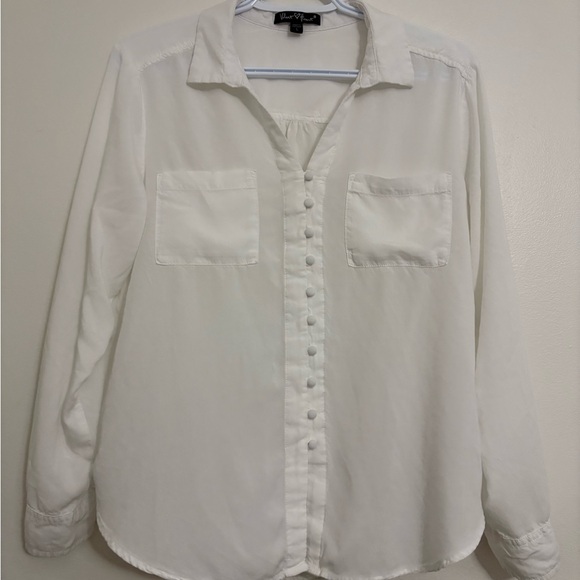 Velvet Heart Tops - Velvet Heart Cream Blouse